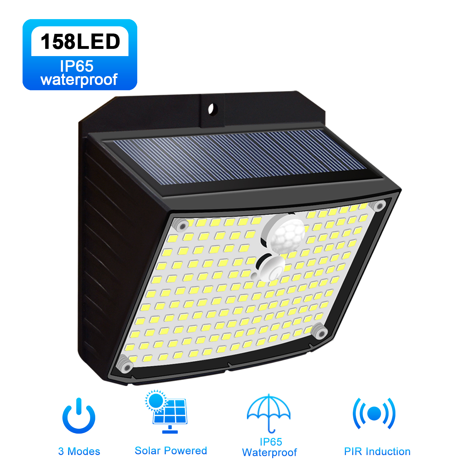 Waterproof Junction Box Solar - Solar Lights Outdoor 158 LED Solar