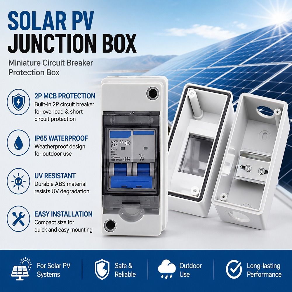 Waterproof Junction Box Solar - 1Pcs HT-2 Waterproof Distribution Box IP65