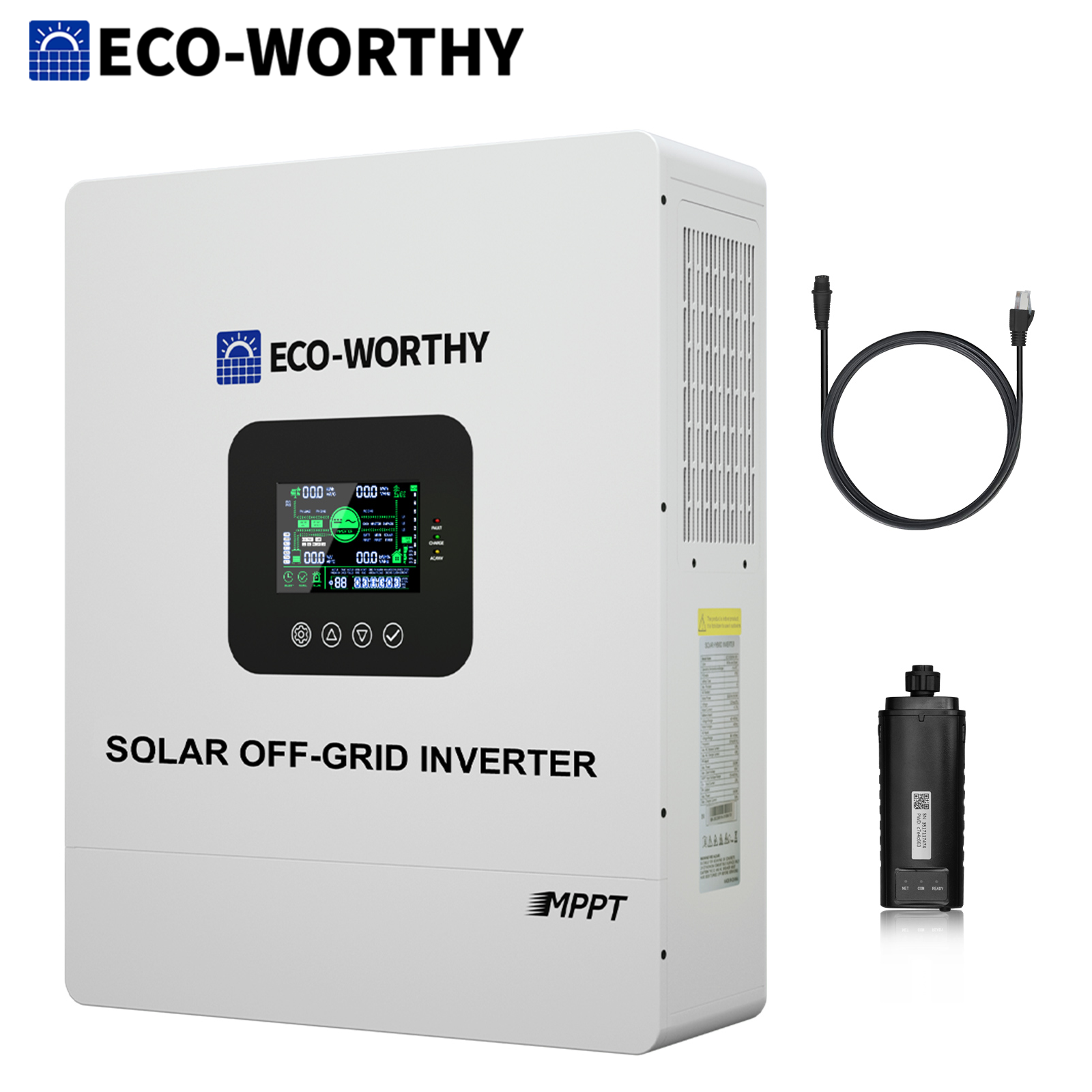 Mppt Charge Controller - ECO-WORTHY UL1741 5000W 48V Solar Inverter