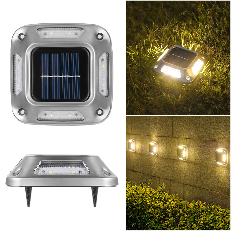 8LED Solar Driveway Light Outd - Waterproof Junction Box Solar ulasan dan harga