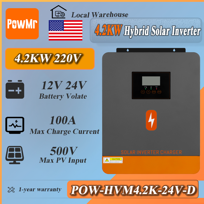 PowMr 4.2KW Off Grid Inverter  - Mppt Charge Controller ulasan dan harga