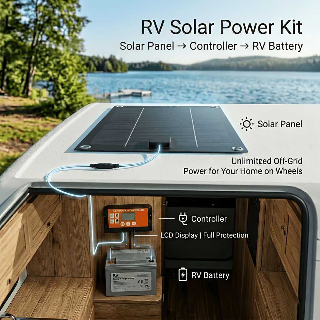 18V Solar Power Kit for Yacht, - Mppt Charge Controller ulasan dan harga