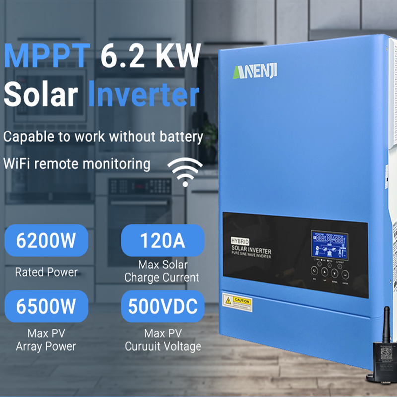 4KW 6.2KW Hybrid Solar Inverte - Mppt Charge Controller ulasan dan harga