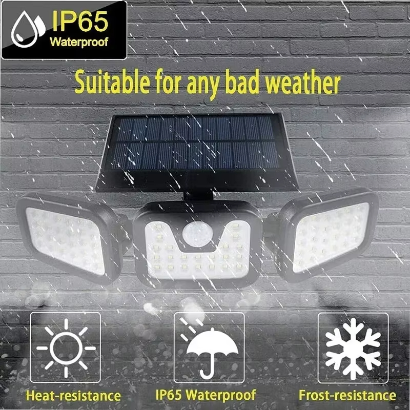 Led Solar Light Outdoor Motion - Waterproof Junction Box Solar ulasan dan harga