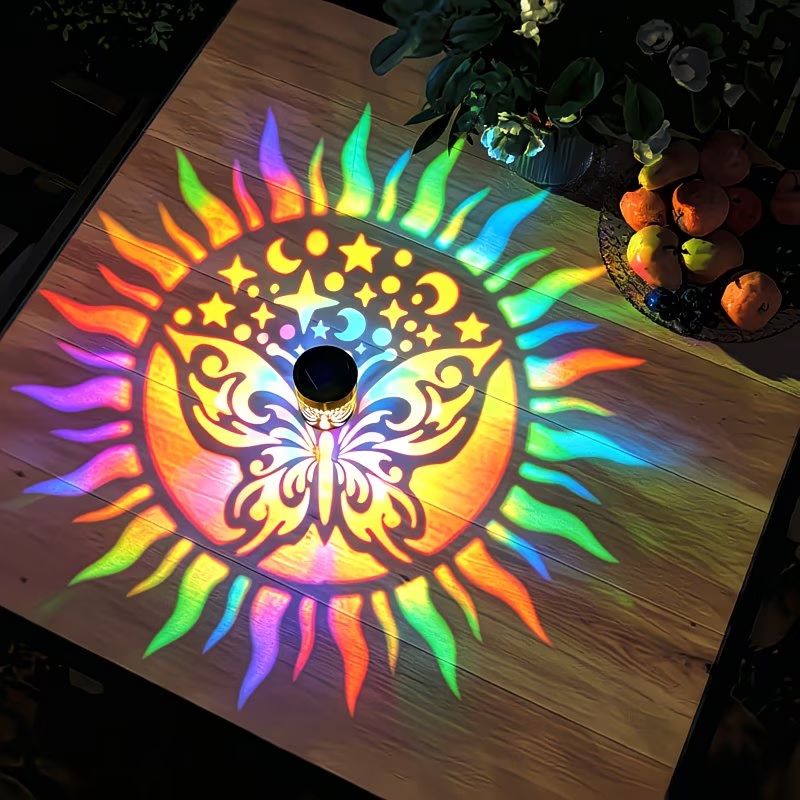 Solar Mandala Wall Lamp Outdoo - Waterproof Junction Box Solar ulasan dan harga
