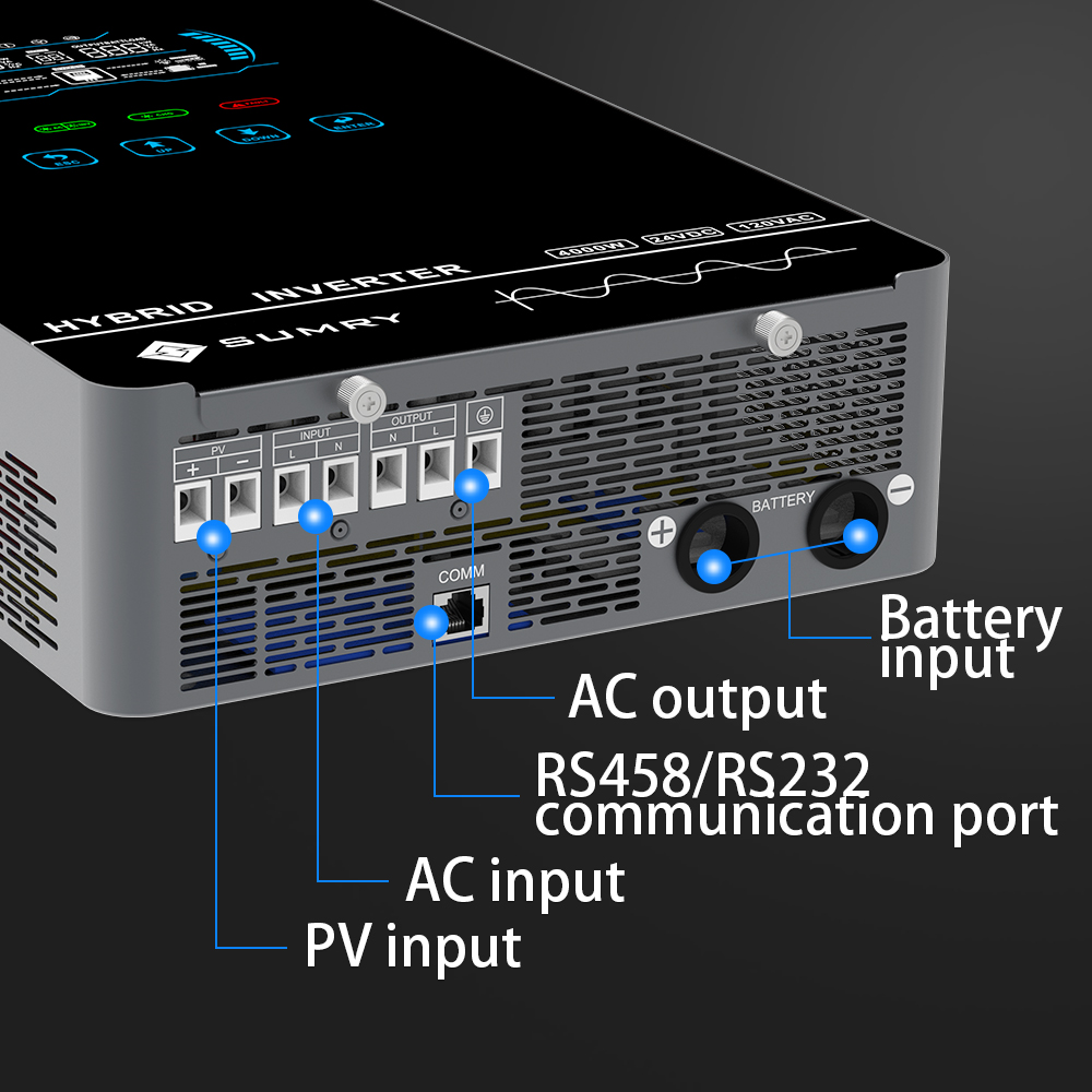 Sumry 4KW 120V Off Grid Solar  - Mppt Charge Controller ulasan dan harga