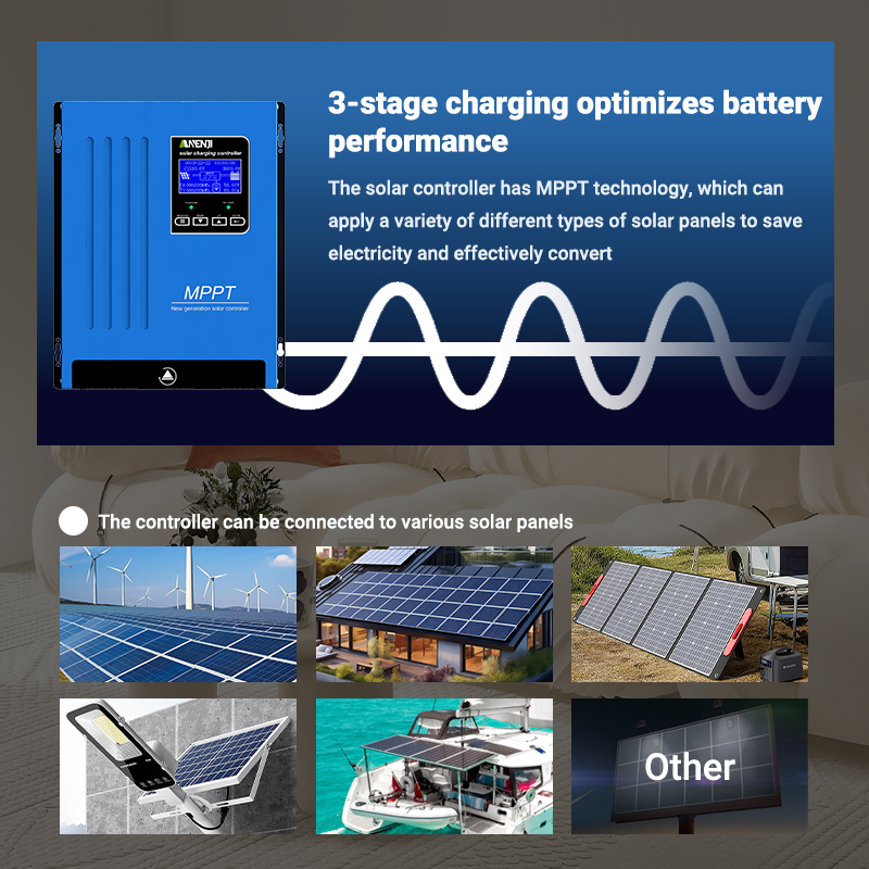 ANENJI MPPT 100A 80A 60A Solar - Mppt Charge Controller ulasan dan harga