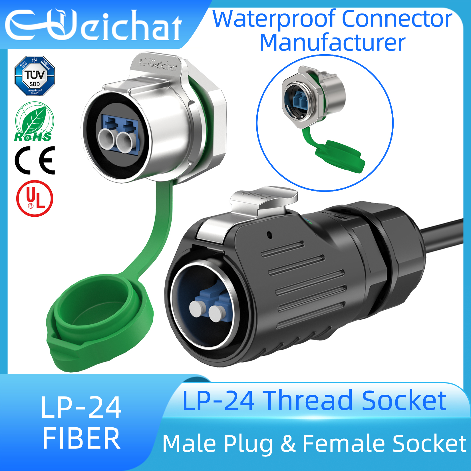 LP24 Waterproof 1m Extension C - Cable Gland Waterproof ulasan dan harga