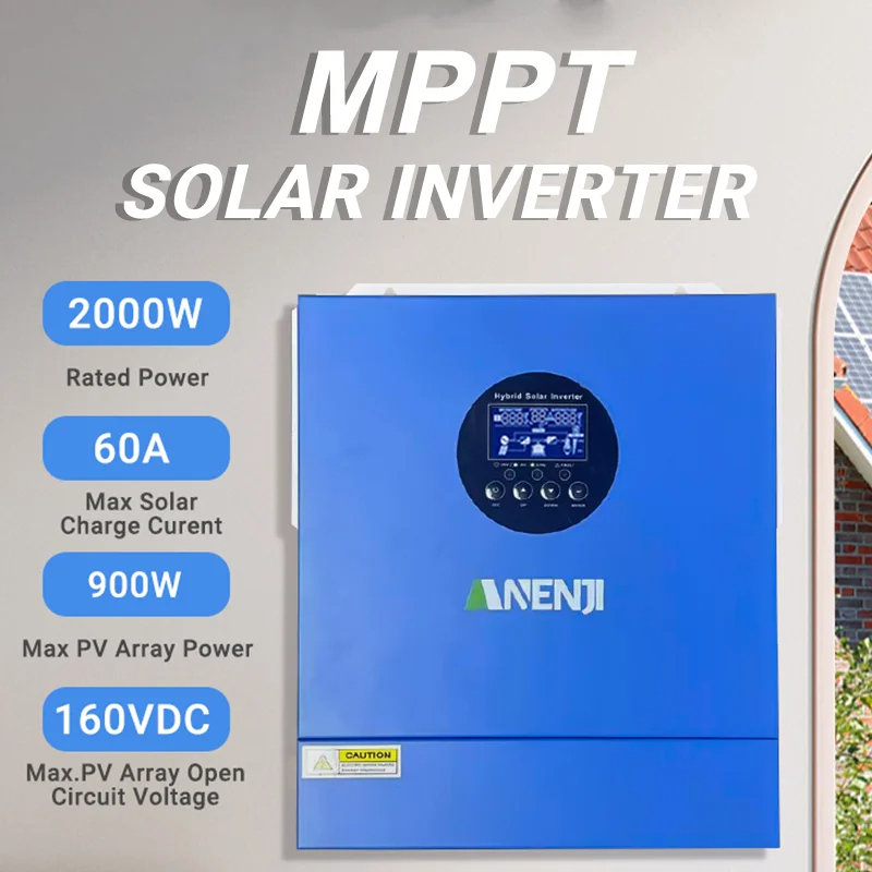 2KW 12V Hybrid Solar Inverter  - Mppt Charge Controller ulasan dan harga