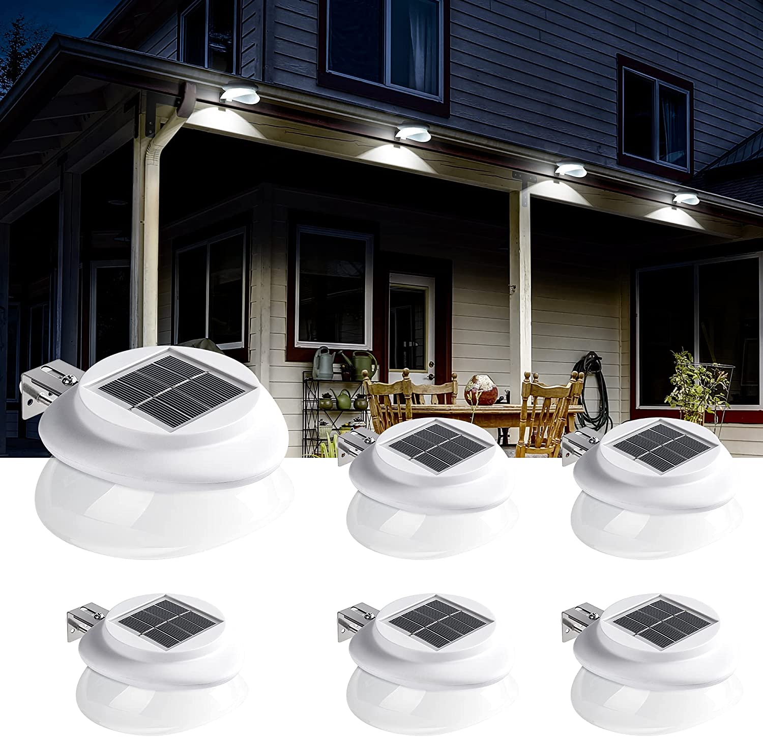 Solar Garden Gutter Lights Out - Waterproof Junction Box Solar ulasan dan harga