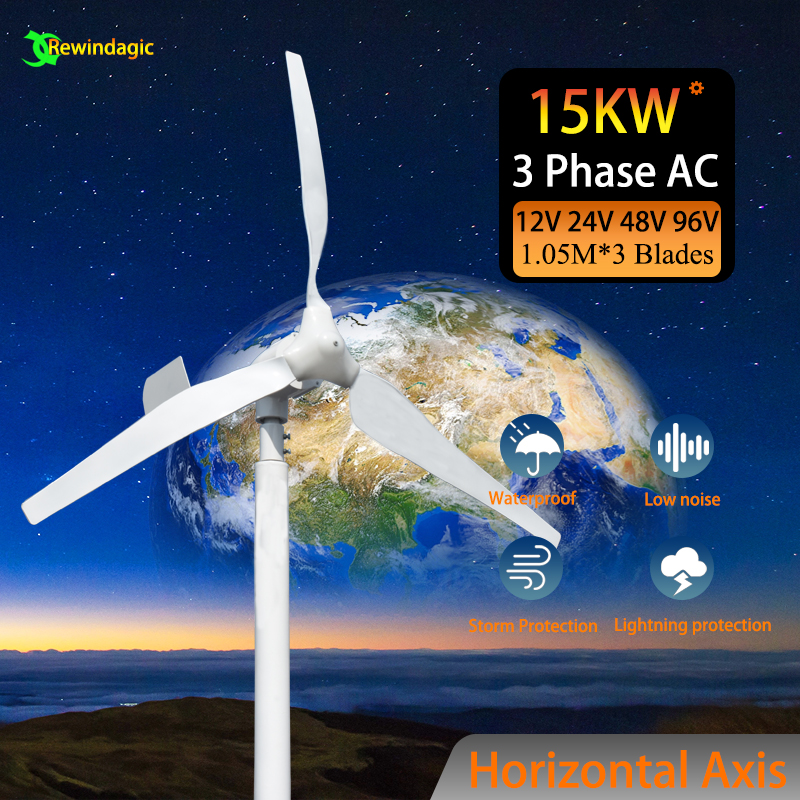 CE Wind Turbine Generator 1500 - Renewable Energy Is ulasan dan harga