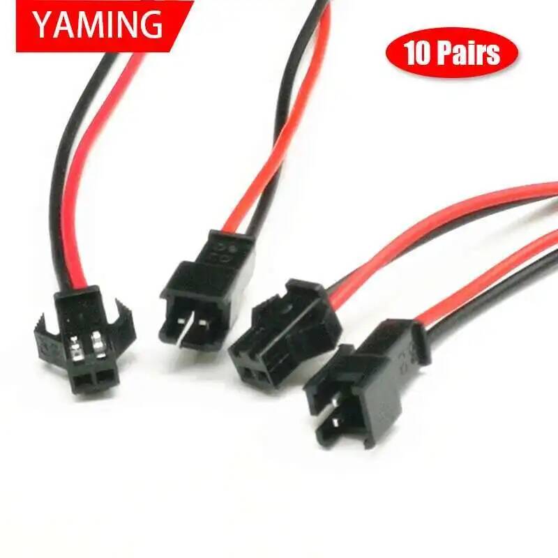 10Pairs 10cm Long JST SM 2Pins - Cable Gland Waterproof ulasan dan harga