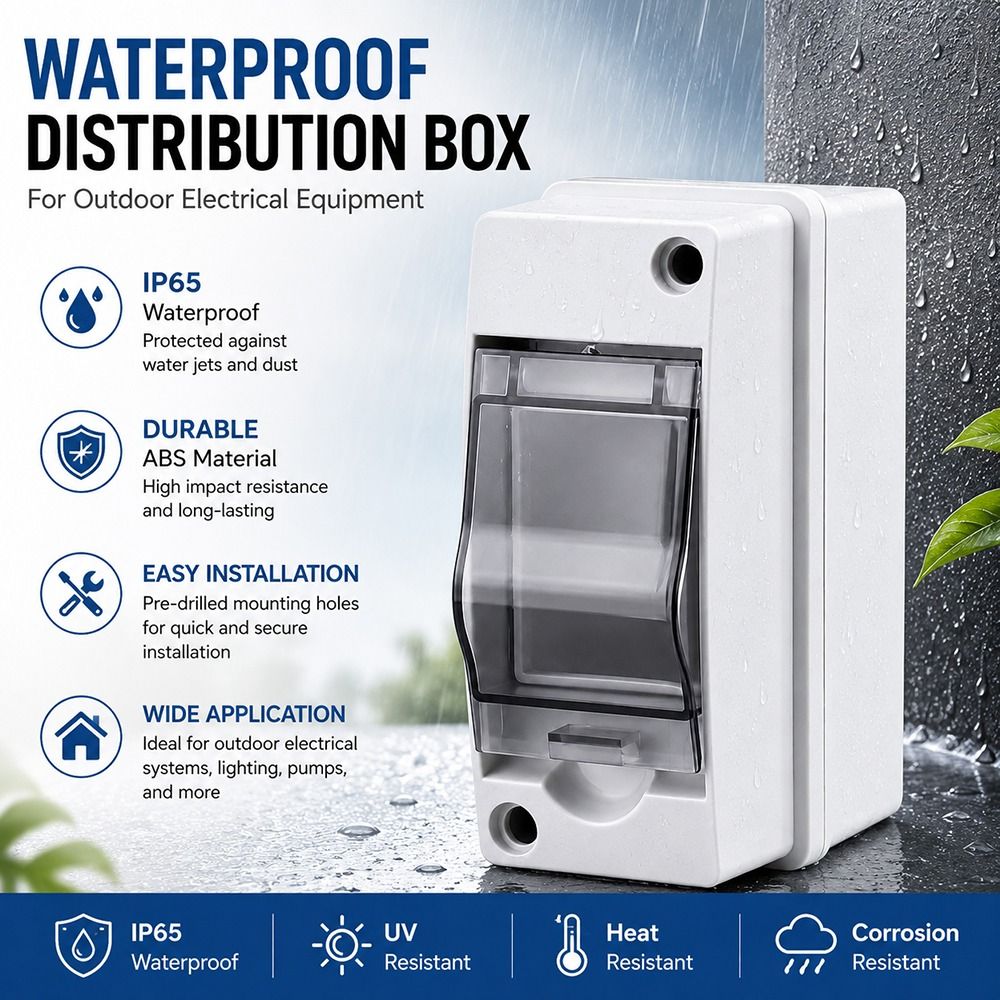 1Pcs HT-2 Waterproof Distribut - Waterproof Junction Box Solar ulasan dan harga